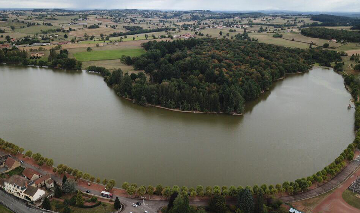 Luchtfoto Frankrijk Grote Karpers Betaalwater Karpers La 5