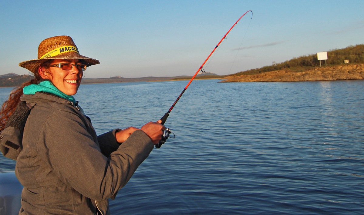 Sfeer Orellana Extremadura Spanje Roofvissen Sfeer Snoekbaars 2