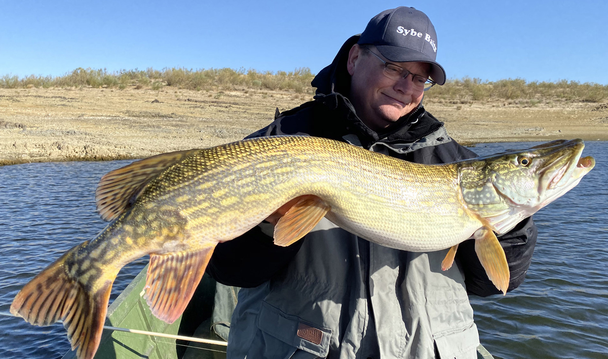 Snoek Orellana Extremadura Spanje Roofvissen Orellana Extremadura Black